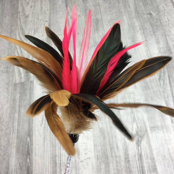 XL Mega feathers cat teaser toy