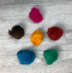 Rabbit fur ball