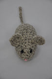 Crochet mouse with organic catnip