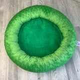 Grass green minky bed