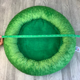 Grass green minky bed