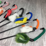 Jumping rabbit cat teaser toy