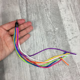 Satin cord attachment
