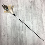 Peacock eye duster cat teaser toy