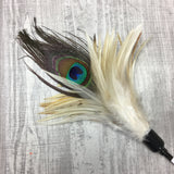 Peacock eye duster cat teaser toy
